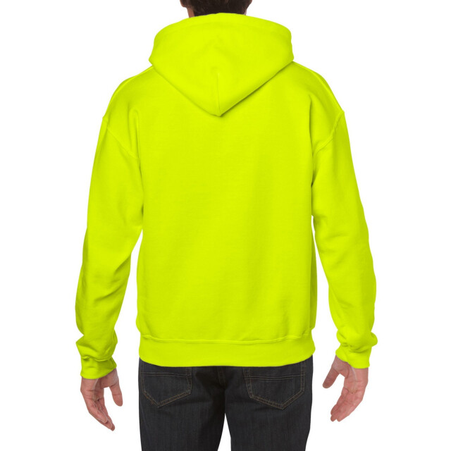 Gildan Unisex adult heavy blend hoodie UTFK2773_safetygreen large