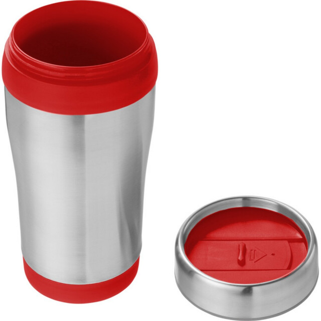 Generic Surplus Elwood gerecycled roestvrij staal geïsoleerde tumbler 410ml UTPF4328_red large