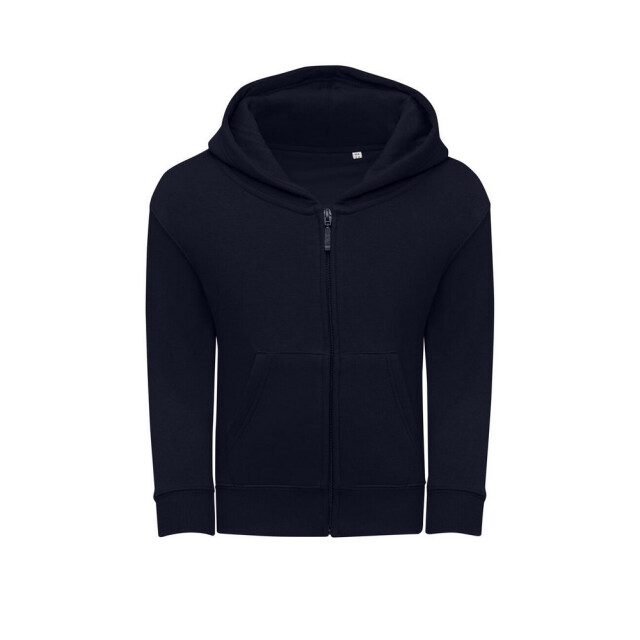 SG Kinder/kids volledige rits hoodie UTFK3007_darkblack large