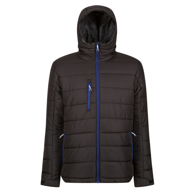 Regatta Heren navigate thermische hooded jacket UTFK2761_blacknewroyal large