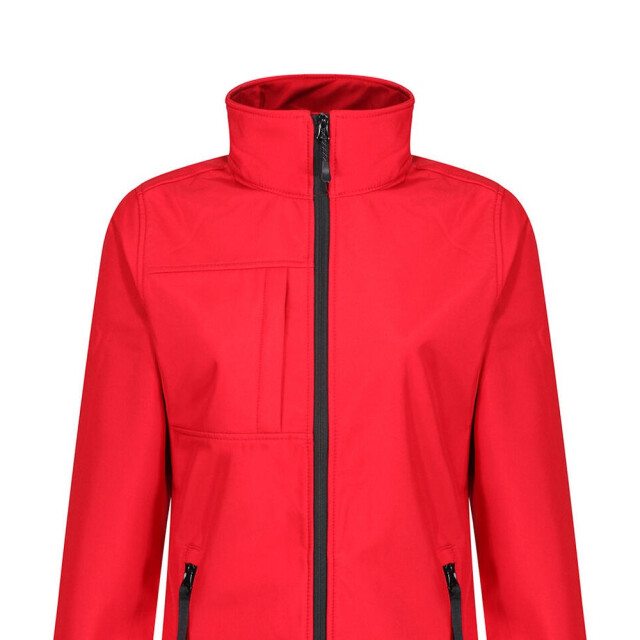 Regatta Dames octagon ii zachte shell jas UTFK2765_classicredblack large