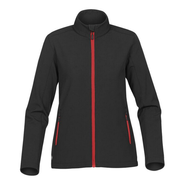 Stormtech Dames orbiter soft shell jas UTFK2767_blackbrightred large