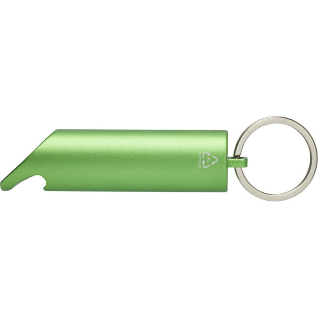 Generic Surplus Flare gerecycled aluminium zaklamp sleutelhanger UTPF4260_green large