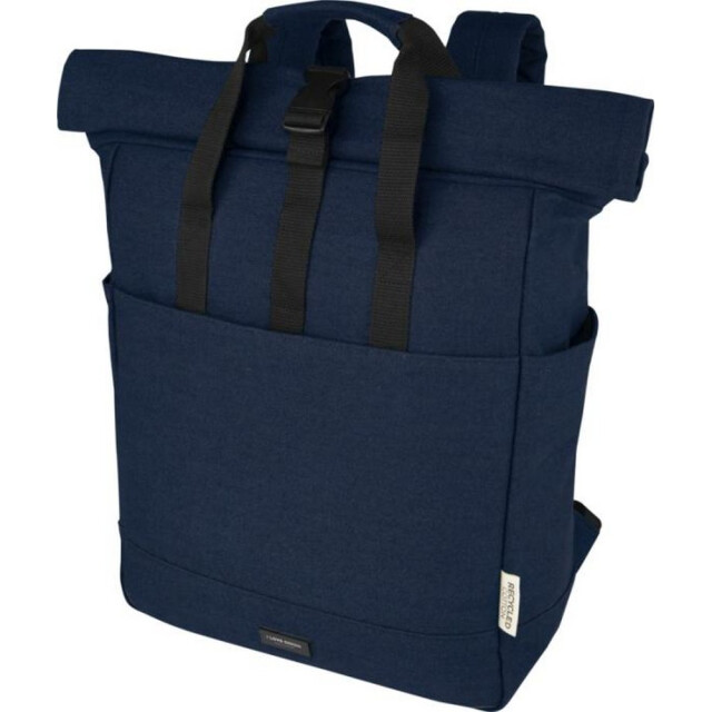 Generic Surplus Joey roll top canvas 15l laptop rugzak UTPF4125_navy large