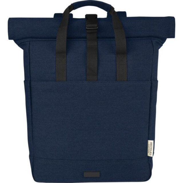 Generic Surplus Joey roll top canvas 15l laptop rugzak UTPF4125_navy large