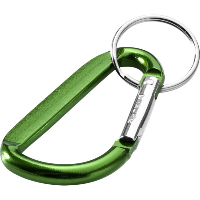 Generic Surplus Timor gerecycleerd aluminium karabijnhaak sleutelhanger UTPF4253_green large