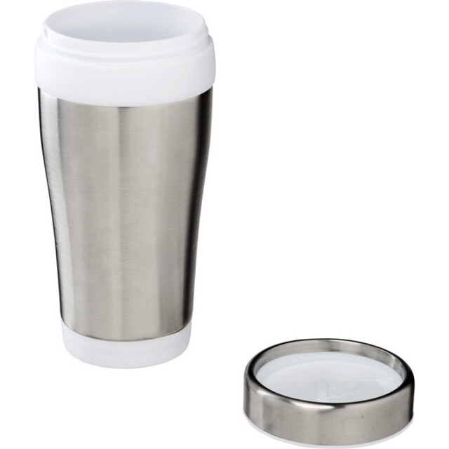 Generic Surplus Elwood gerecycled roestvrij staal geïsoleerde tumbler 410ml UTPF4328_white large