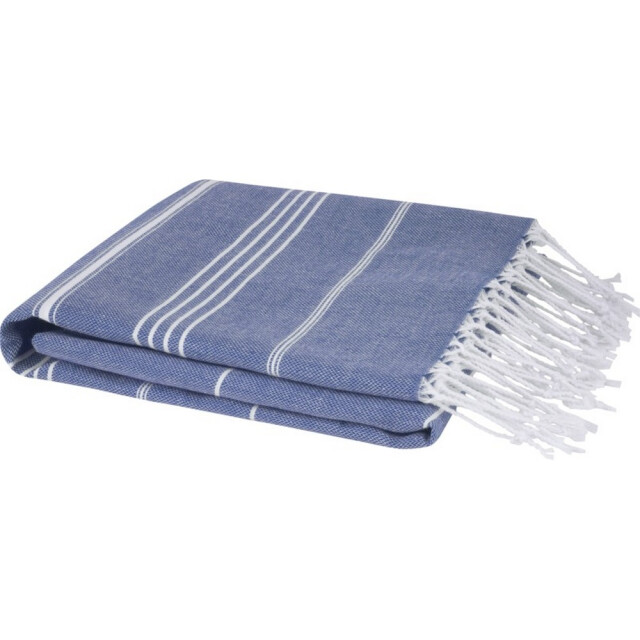 Generic Surplus Anna hammam gestreepte katoenen strandhanddoek UTPF4151_navy large