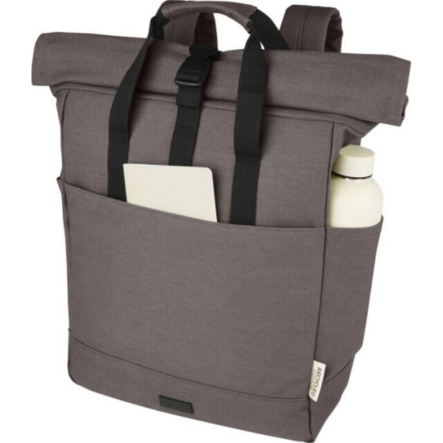 Generic Surplus Joey roll top canvas 15l laptop rugzak UTPF4125_grey large