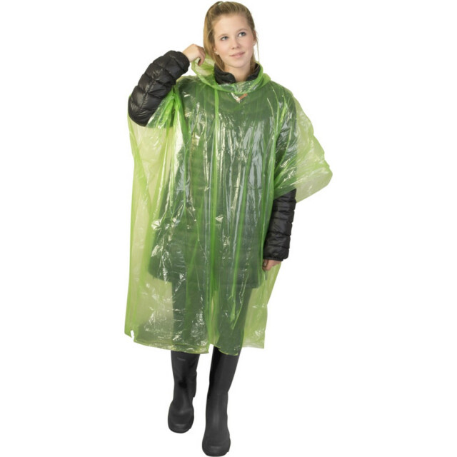 Generic Surplus Unisex volwassen maya-regenjas van gerecycled plastic UTPF4144_lime large