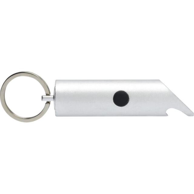 Generic Surplus Flare gerecycled aluminium zaklamp sleutelhanger UTPF4260_silver large