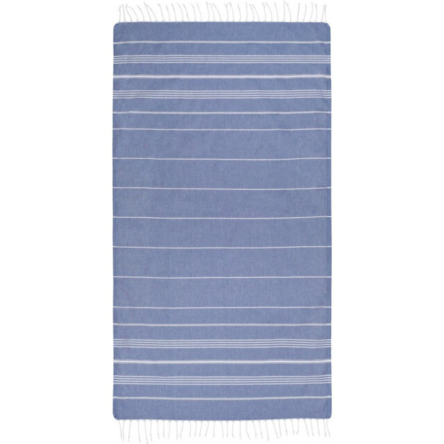 Generic Surplus Anna hammam gestreepte katoenen strandhanddoek UTPF4151_navy large