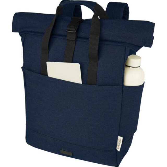 Generic Surplus Joey roll top canvas 15l laptop rugzak UTPF4125_navy large