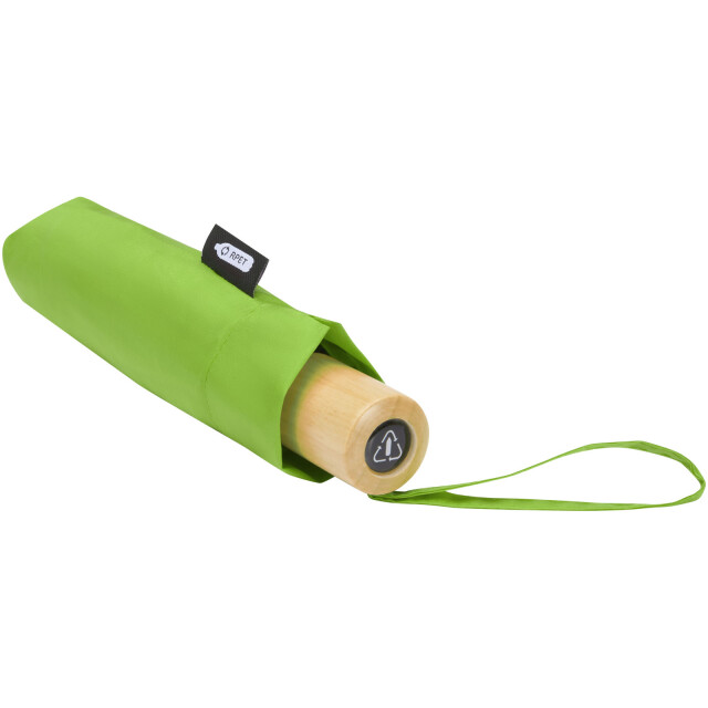 Avenue Birgit gerecycleerde vouwparaplu UTPF3768_limegreen large