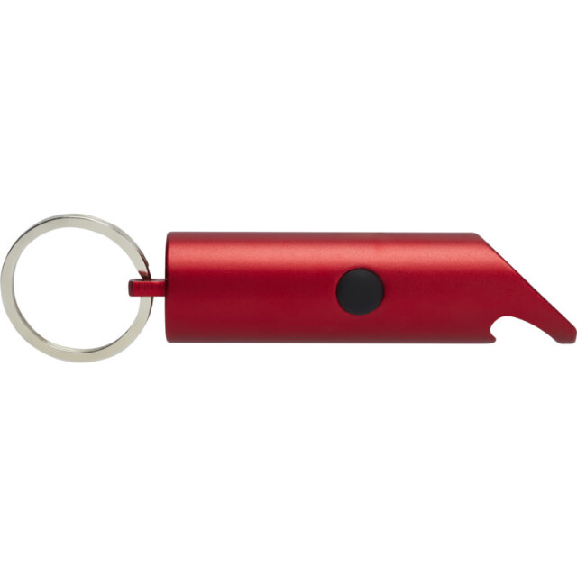 Generic Surplus Flare gerecycled aluminium zaklamp sleutelhanger UTPF4260_red large