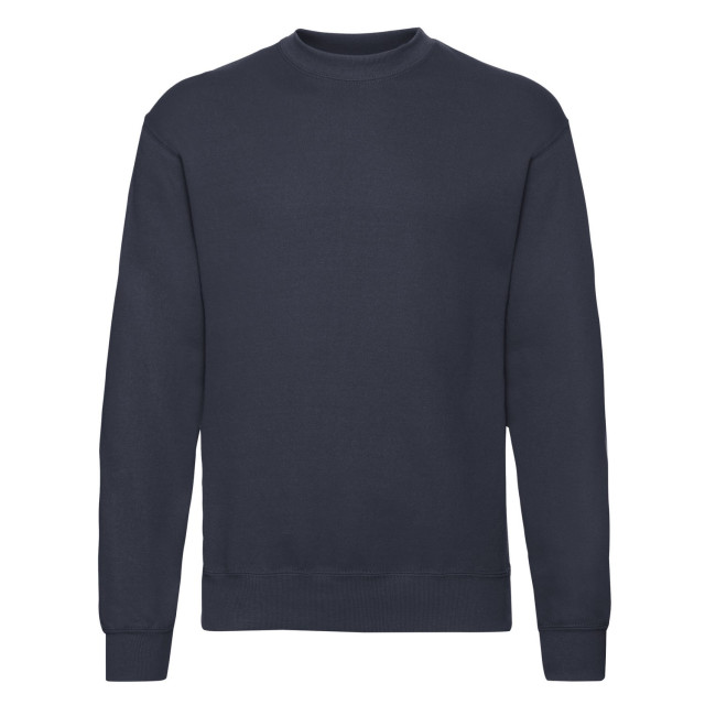 Fruit of the Loom Heren klassiek ingelegd sweatshirt UTFK2731_deepnavy large