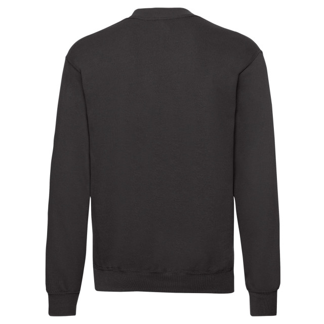 Fruit of the Loom Heren klassiek ingelegd sweatshirt UTFK2731_black large