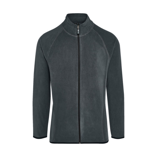 Signature Heren microfleece jas zonder rits UTFK2741_charcoal large