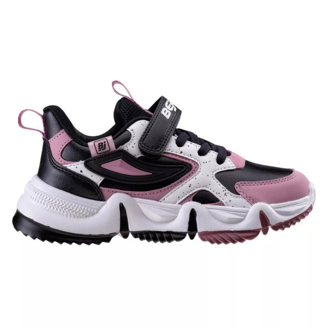 Bejo Meisjes baglen trainers UTIG2832_blackdustyorchidwhite large