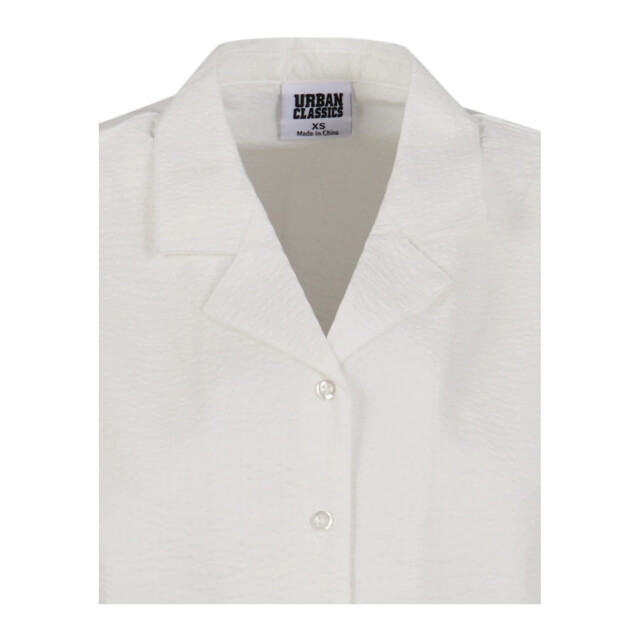 Urban Classics Dames seersucker overhemd UTTN999_white large