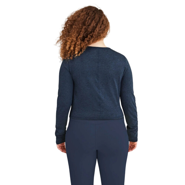 Girlfriend Collective Dames reset lift cropped t-shirt met lange mouwen UTGC181_midnight large