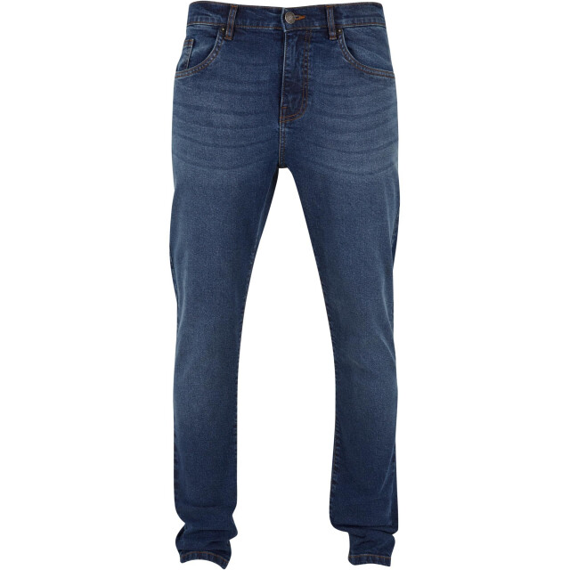 Urban Classics Heren tapered slim jeans UTTN980_newdarkbluewashed large