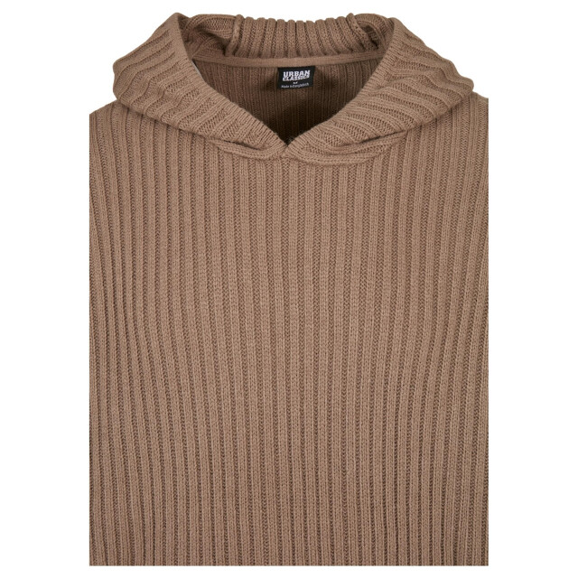 Urban Classics Heren gebreide hoodie UTTN982_darkkhaki large