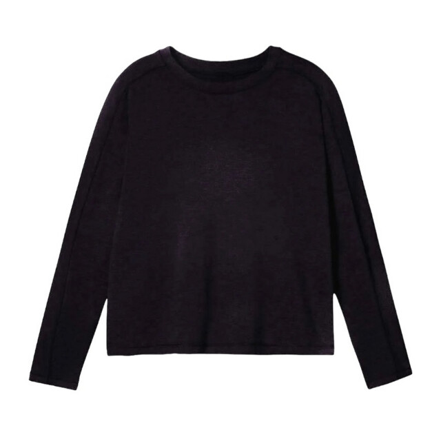 Girlfriend Collective Dames reset lift cropped t-shirt met lange mouwen UTGC181_black large