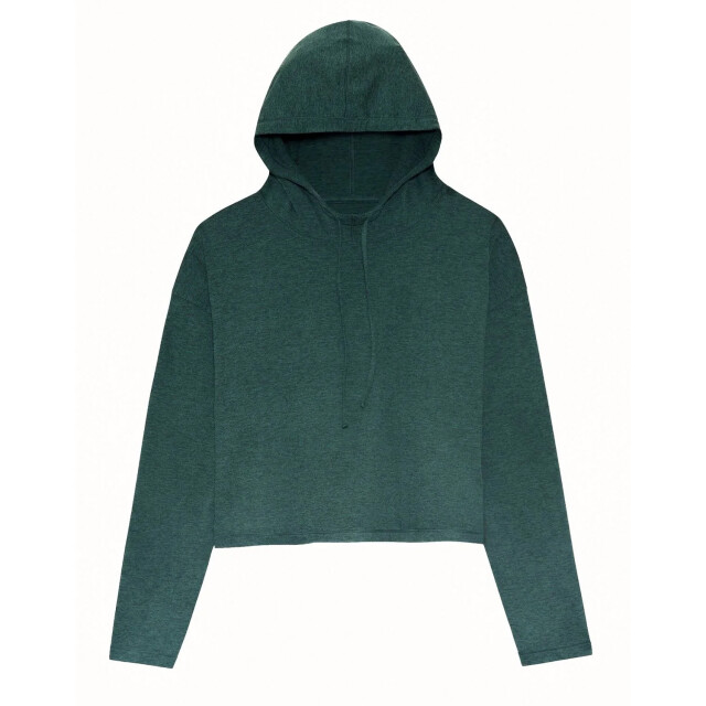 Girlfriend Collective Dames reset hoodie met lange mouwen UTGC164_moss large