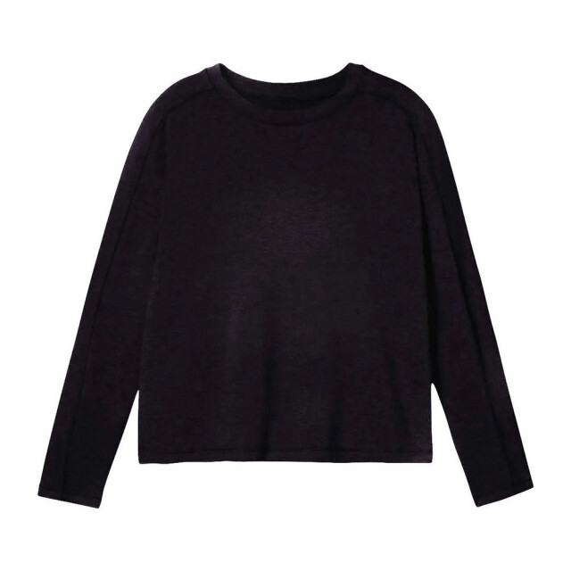 Girlfriend Collective Dames reset t-shirt met lange mouwen UTGC165_black large