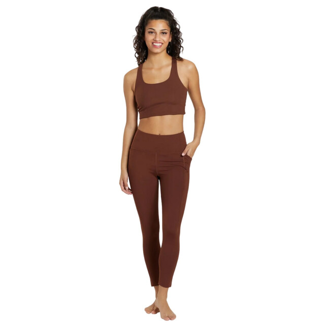 Girlfriend Collective Dames pocket 7/8 legging UTGC158_earth large