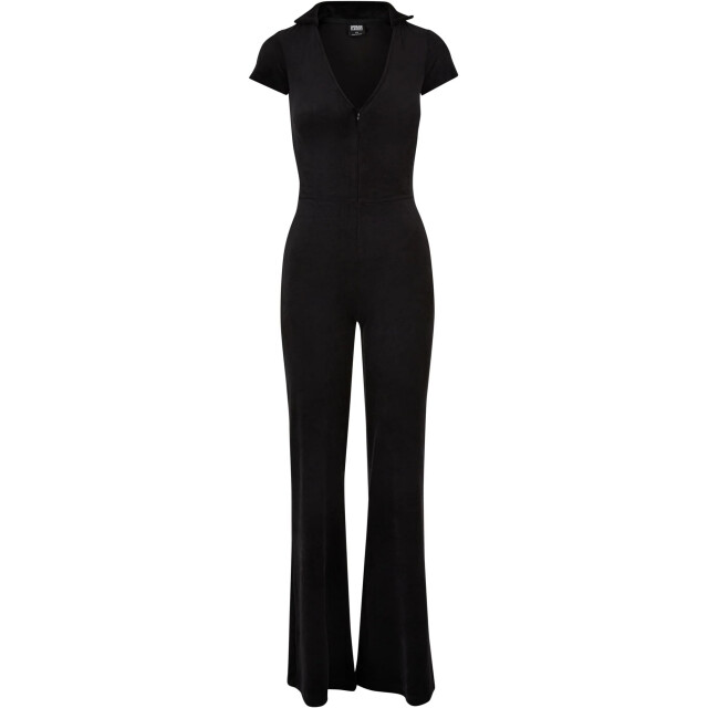 Urban Classics Dames fluwelen jumpsuit UTTN965_black large