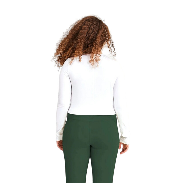 Girlfriend Collective Dames reset lift cropped t-shirt met lange mouwen UTGC181_ivory large