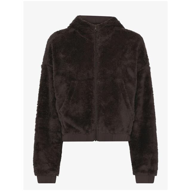 Girlfriend Collective Dames fleece gerecycled bomberjack UTGC152_pinecone large