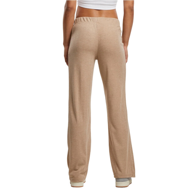Urban Classics Dames ribbroek UTTN943_beigemelange large