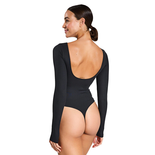 Girlfriend Collective Dames ava scoopback bodysuit UTGC130_black large