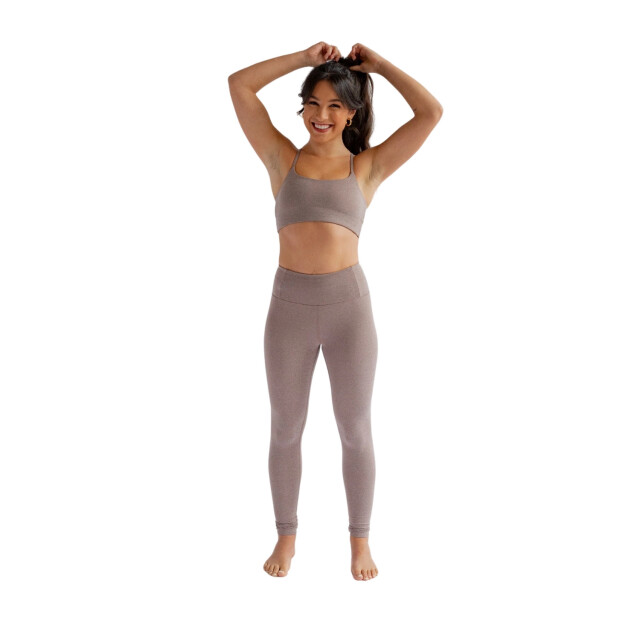 Girlfriend Collective Dames float high rise lange legging UTGC140_heathercocoon large