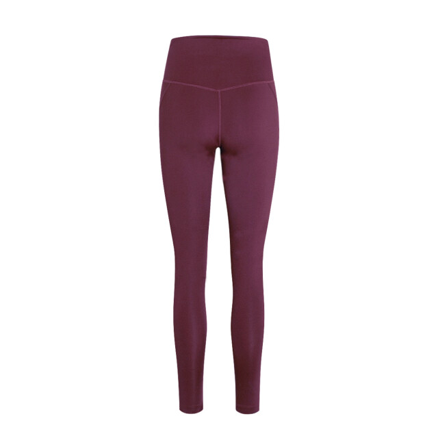 Girlfriend Collective Dames compressieve lange legging met hoge rise UTGC121_plum large
