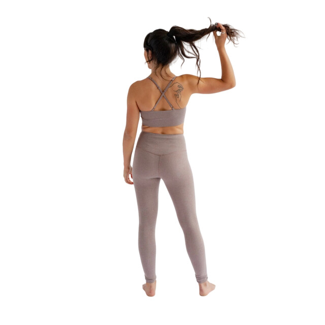 Girlfriend Collective Dames float high rise lange legging UTGC140_heathercocoon large