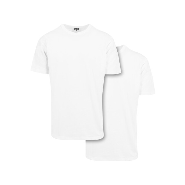 Urban Classics Heren oversized t-shirt (set van 2) UTTN927_white large