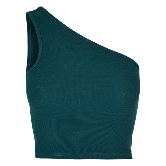 Urban Classics Dames asymmetrisch gesneden top UTTN929_watergreen large