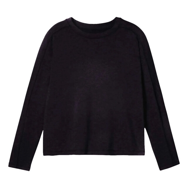 Girlfriend Collective Dames reset t-shirt met lange mouwen UTGC102_black large