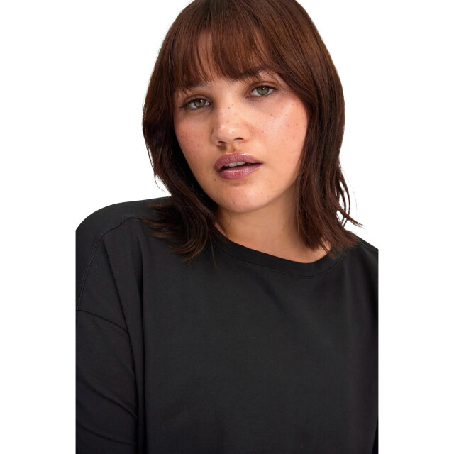 Girlfriend Collective Dames reset t-shirt met lange mouwen UTGC102_black large