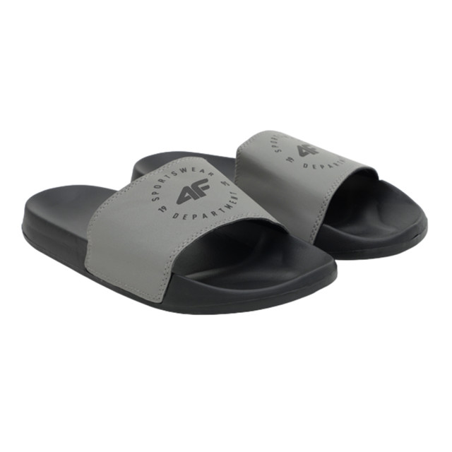 4F Zomer teenslippers heren logo UTFO162_grey large