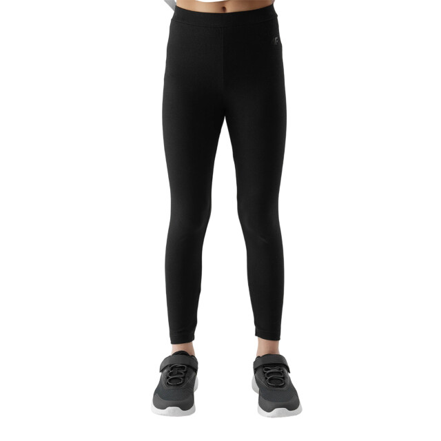 4F Meisjes gebreide effen legging UTFO163_deepblack large