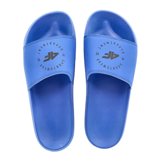 4F Zomer teenslippers heren logo UTFO162_blueneon large