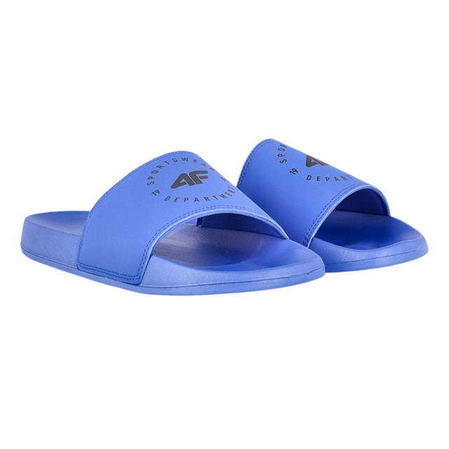 4F Zomer teenslippers heren logo UTFO162_blueneon large