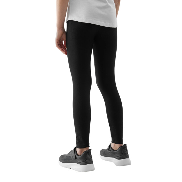 4F Meisjes gebreide effen legging UTFO163_deepblack large
