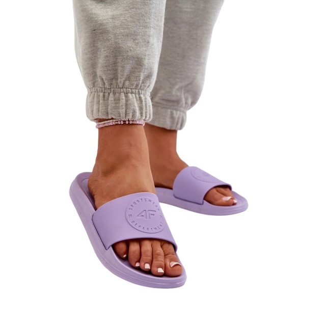 4F Dames platte sliders UTFO150_lightviolet large