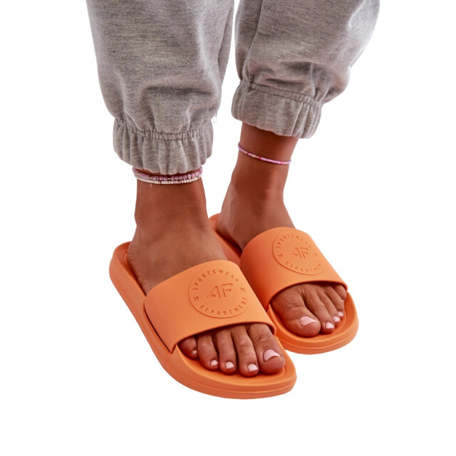 4F Dames platte sliders UTFO150_orange large